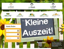 Tablet Screenshot of gut-hotels.de